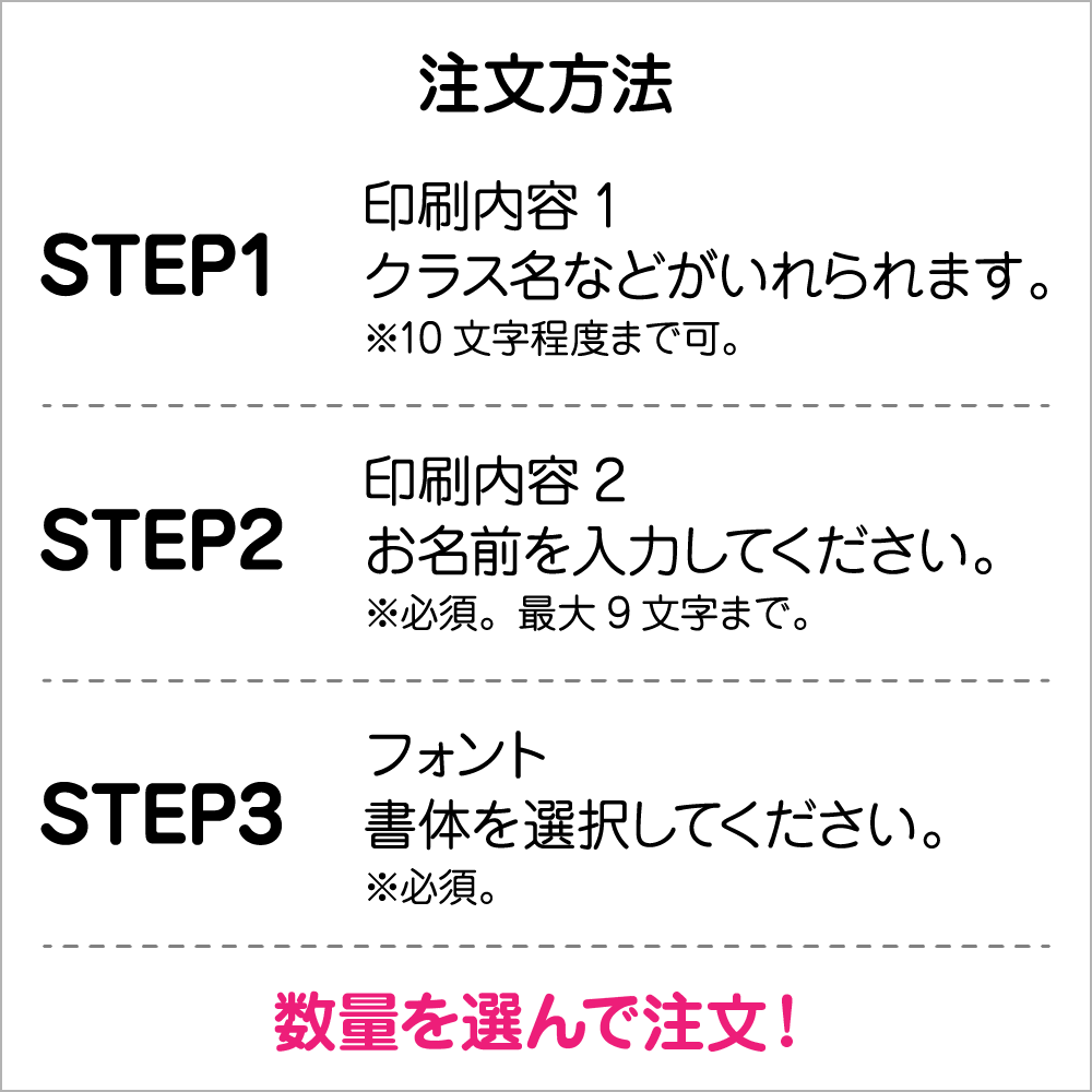 ブルースター・お名前シール